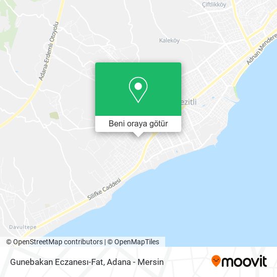 Gunebakan Eczanesı-Fat harita