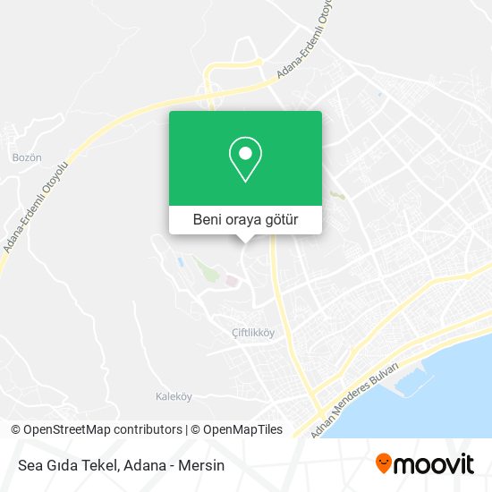 Sea Gıda Tekel harita