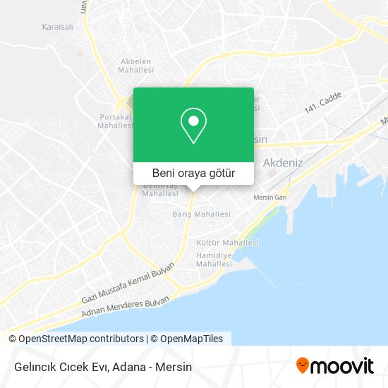 Gelıncık Cıcek Evı harita