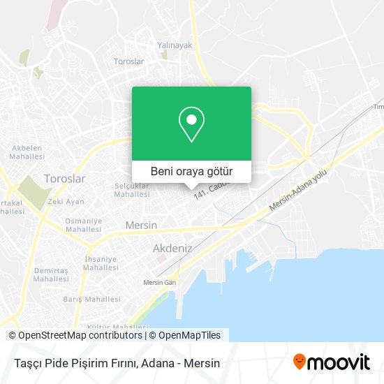 Taşçı Pide Pişirim Fırını harita