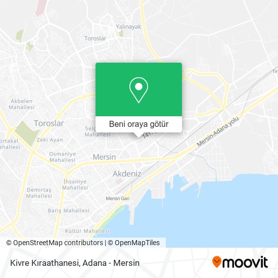 Kivre Kıraathanesi harita