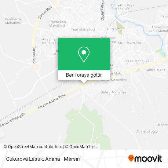 Cukurova Lastık harita