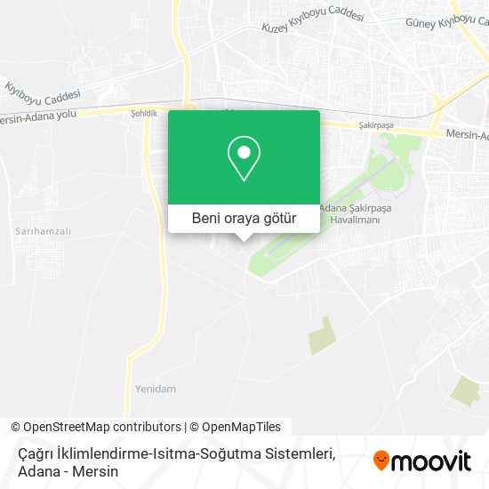 Çağrı İklimlendirme-Isitma-Soğutma Sistemleri harita