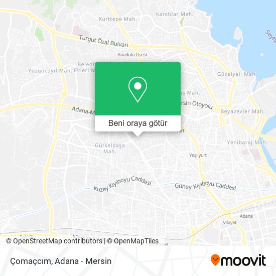 Çomaçcım harita
