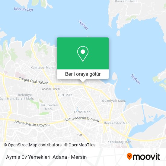 Aymis Ev Yemekleri harita