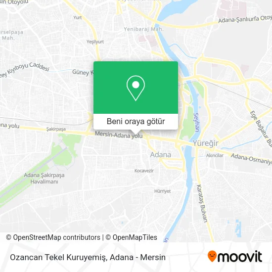 Ozancan Tekel Kuruyemiş harita