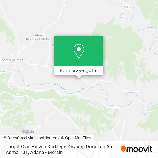 Turgut Özal Bulvarı Kurttepe Kavşağı Doğukan Apt. Asma 101 harita