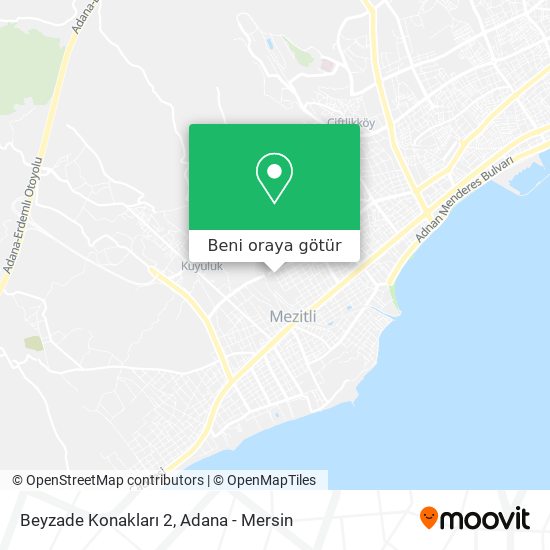 Beyzade Konakları 2 harita
