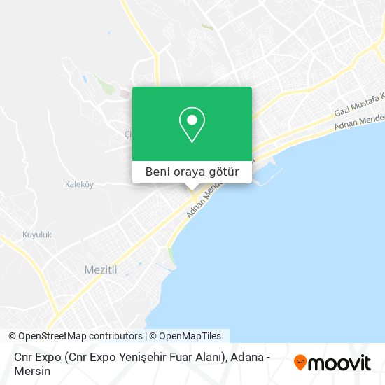 Cnr Expo (Cnr Expo Yenişehir Fuar Alanı) harita