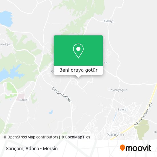 Sarıçam harita