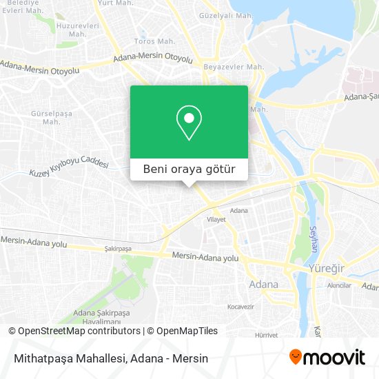 Mithatpaşa Mahallesi harita