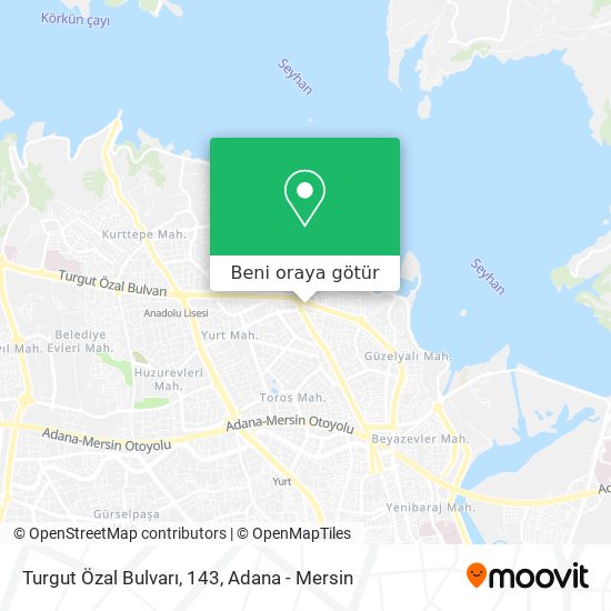 Turgut Özal Bulvarı, 143 harita