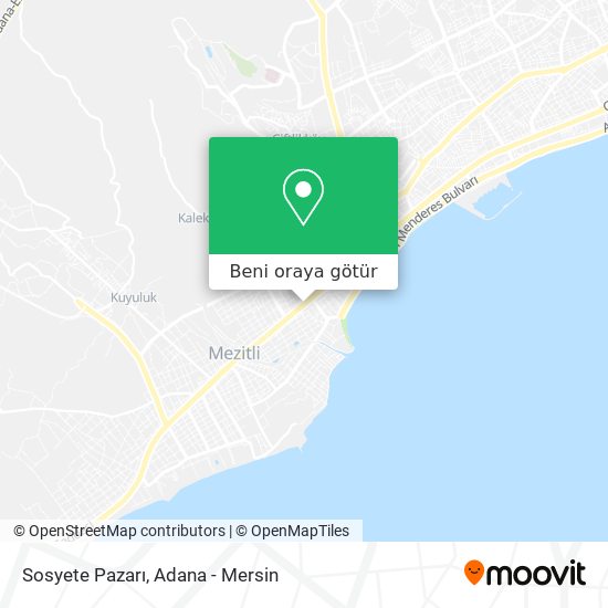 Sosyete Pazarı harita