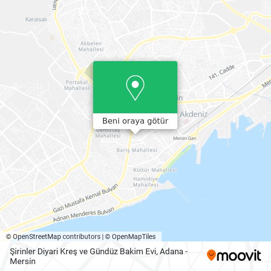 Şirinler Diyari Kreş ve Gündüz Bakim Evi harita