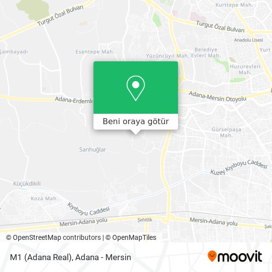 M1 (Adana Real) harita
