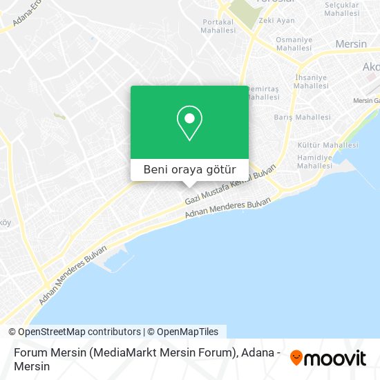 Forum Mersin (MediaMarkt Mersin Forum) harita