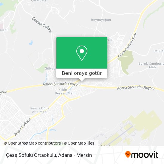 Çeaş Sofulu Ortaokulu harita