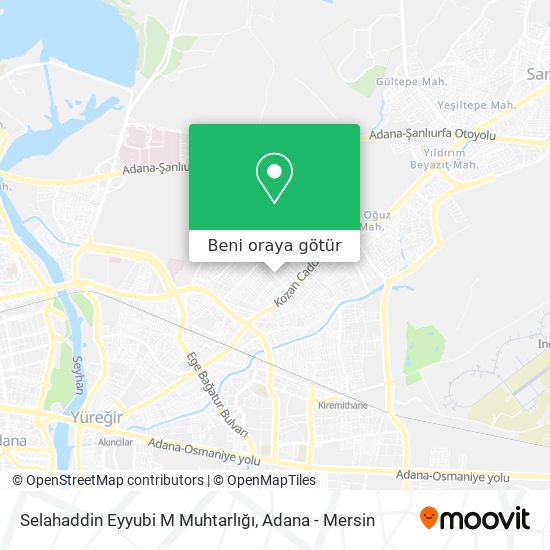 Selahaddin Eyyubi M Muhtarlığı harita