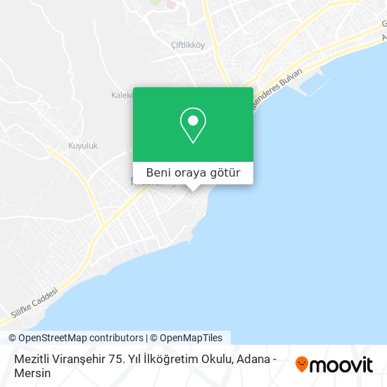 Mezitli Viranşehir 75. Yıl İlköğretim Okulu harita