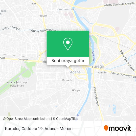 Kurtuluş Caddesi 19 harita