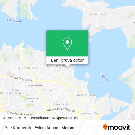Yse Kooperatifi Evleri harita