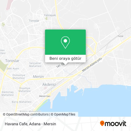 Havana Cafe harita