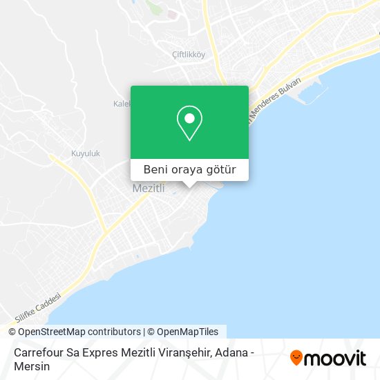Carrefour Sa Expres Mezitli Viranşehir harita