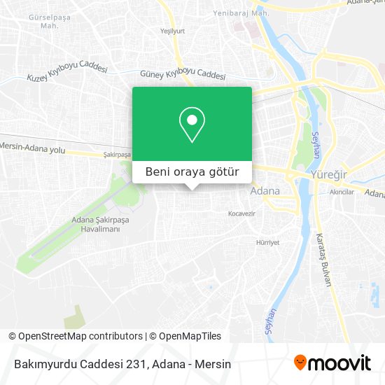 Bakımyurdu Caddesi 231 harita