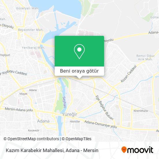 Kazım Karabekir Mahallesi harita
