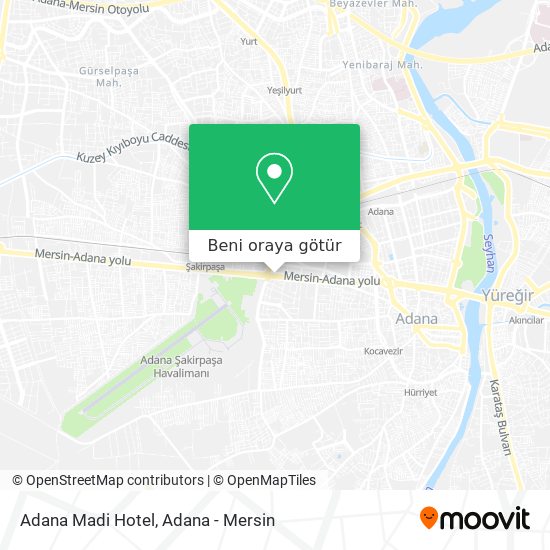 Adana Madi Hotel harita
