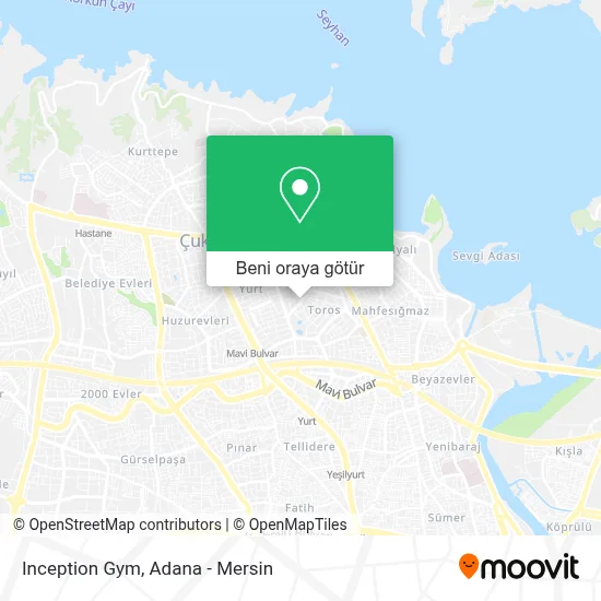 Inception Gym harita
