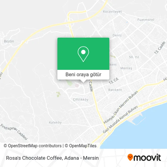 Rosa's Chocolate Coffee harita