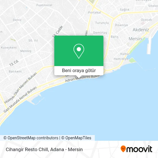 Cihangir Resto Chill harita