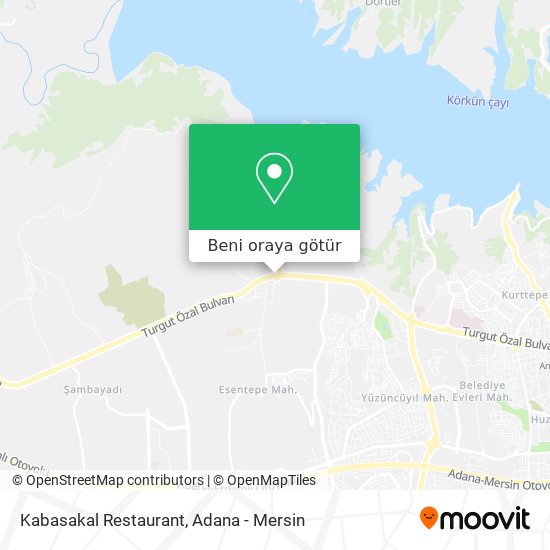 Kabasakal Restaurant harita