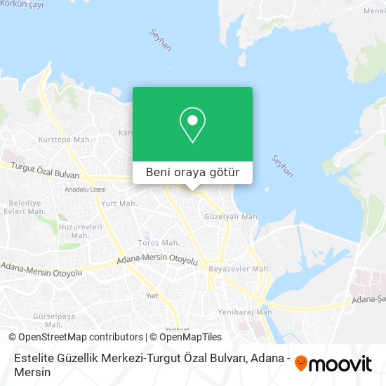 Estelite Güzellik Merkezi-Turgut Özal Bulvarı harita