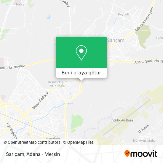 Sarıçam harita
