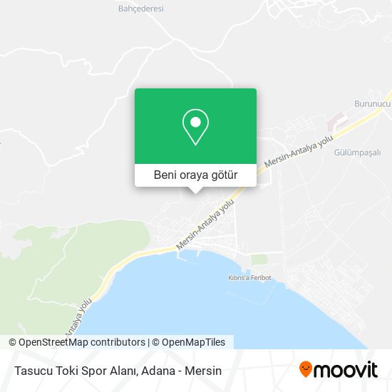 Tasucu Toki Spor Alanı harita