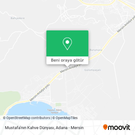 Mustafa'nın Kahve Dünyası harita