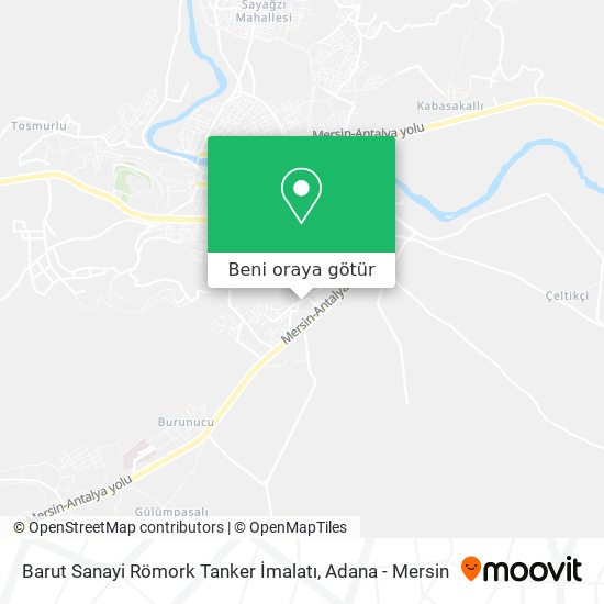 Barut Sanayi Römork Tanker İmalatı harita