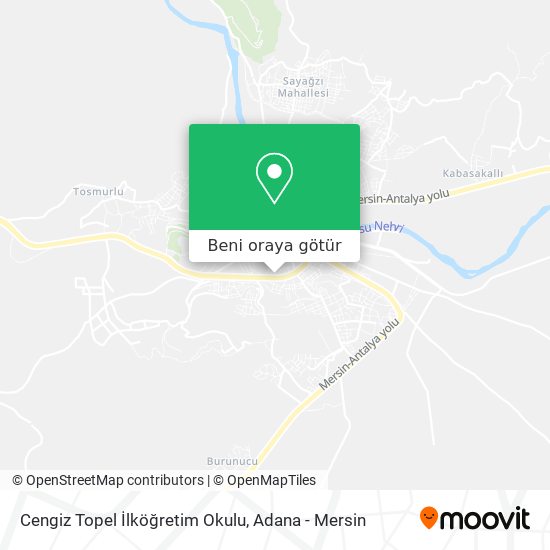 Cengiz Topel İlköğretim Okulu harita