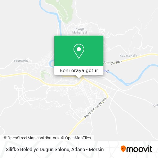 Silifke Belediye Düğün Salonu harita