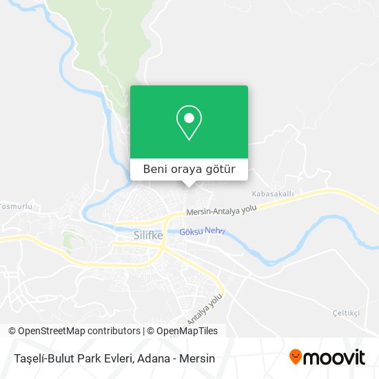 Taşelí-Bulut Park Evleri harita