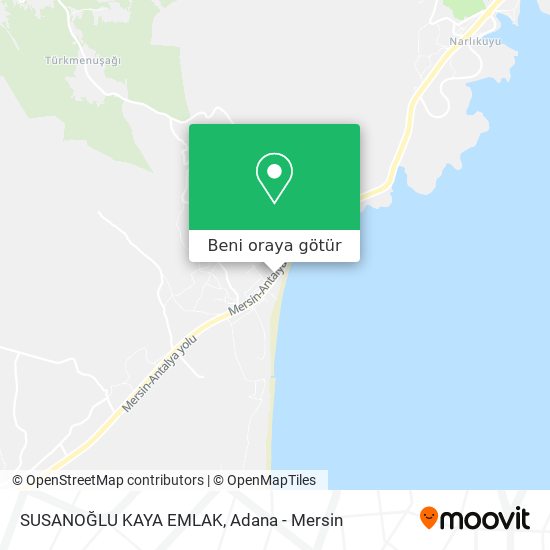 SUSANOĞLU KAYA EMLAK harita