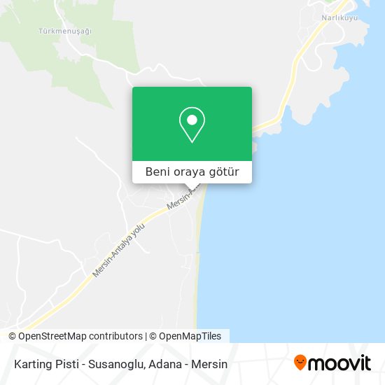 Karting Pisti - Susanoglu harita
