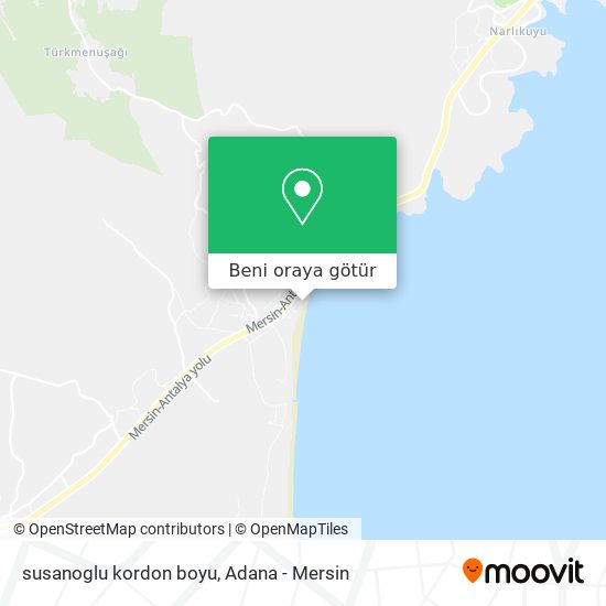 susanoglu kordon boyu harita
