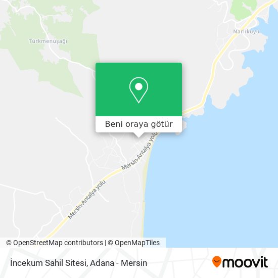İncekum Sahil Sitesi harita