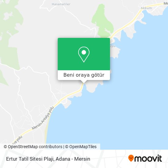 Ertur Tatil Sitesi Plaji harita