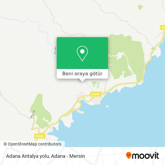 Adana Antalya yolu harita