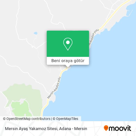 Mersin Ayaş Yakamoz Sitesi harita