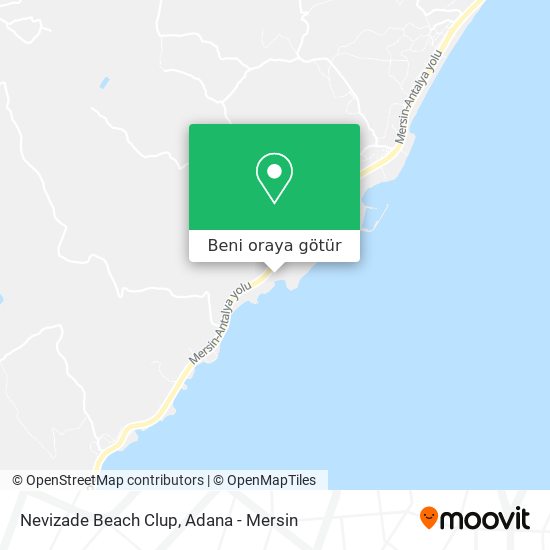 Nevizade Beach Clup harita